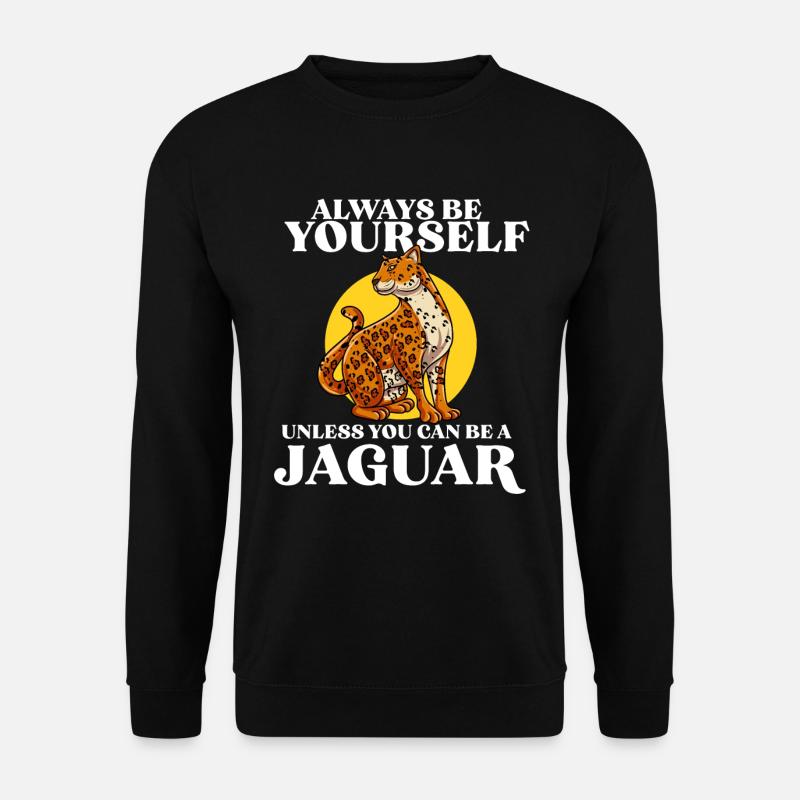 Jaguar Geschenkidee - Unisex Pullover - Schwarz