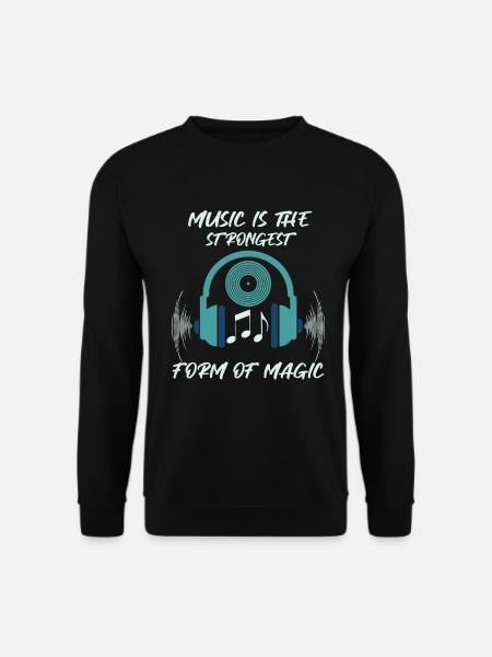DJ Discjockey Diskjockey Auflegen Club - Unisex Pullover - Schwarz