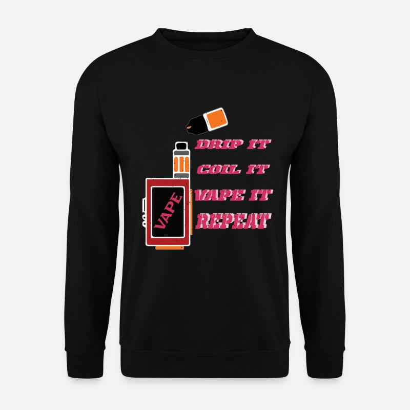 E-Cigarettes E-Shisha Smoking Vaping Liquid - Unisex Sweatshirt - black