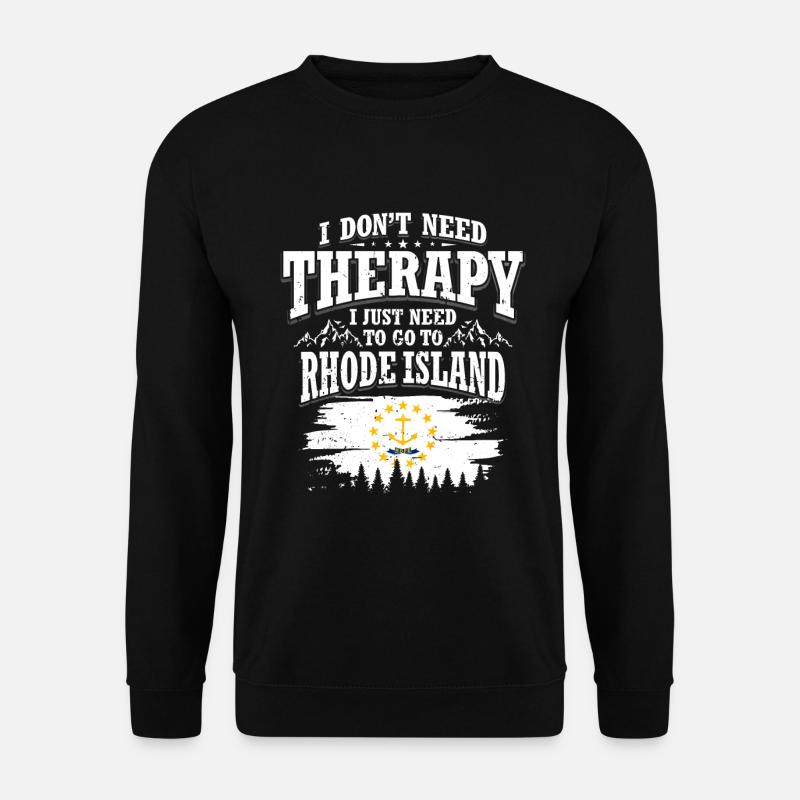Rhode Island - Unisex Pullover - Schwarz