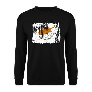 Zypern - Unisex Pullover - Schwarz - Vorne - Alina (178cm) & Michal (187cm)