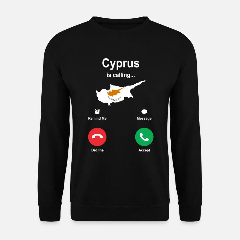 Zypern - Unisex Pullover - Schwarz