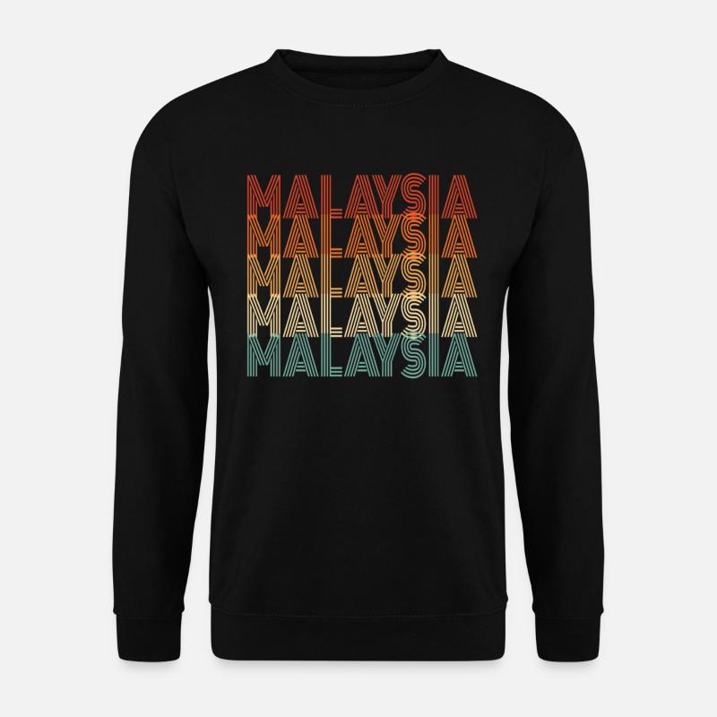 Malaysia - Unisex Pullover - Schwarz