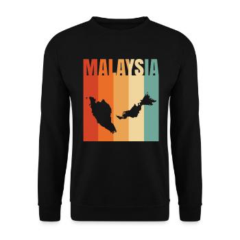 Malaisie - Sweat-shirt Unisexe - noir - Devant - Alina (178cm) & Michal (187cm)