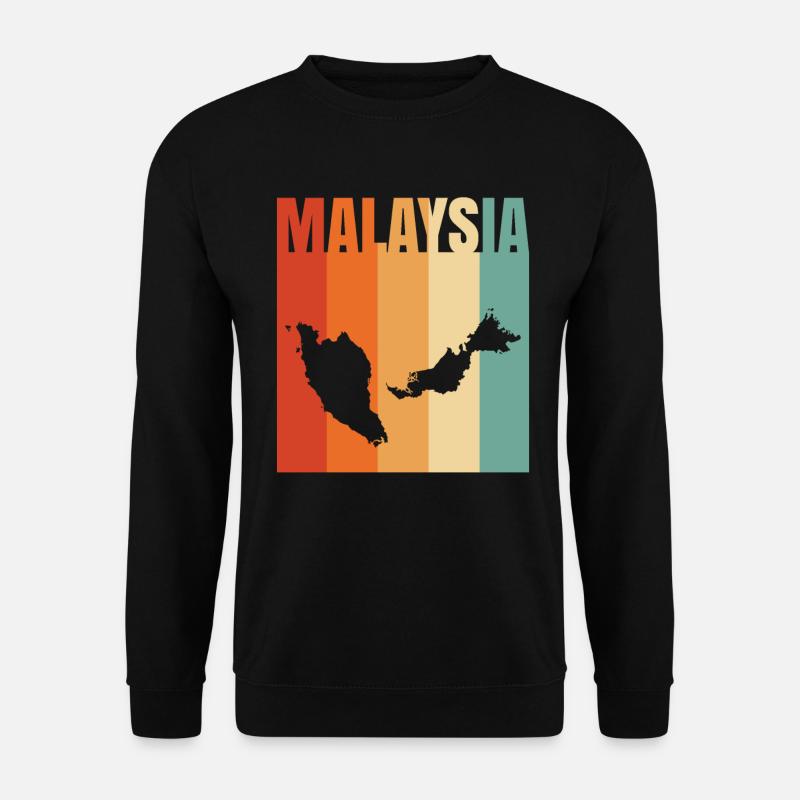 Malaysia - Unisex Sweatshirt - black