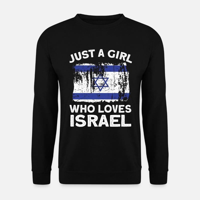 Israel - Unisex Pullover - Schwarz