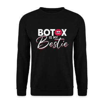 Botox - Unisex Pullover - Schwarz - Vorne - Alina (178cm) & Michal (187cm)