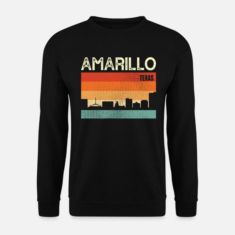 Amarillo Texas - Unisex Sweatshirt - black