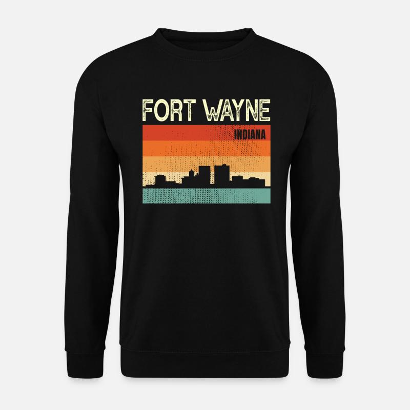 Fort Wayne Indiana - Unisex Pullover - Schwarz