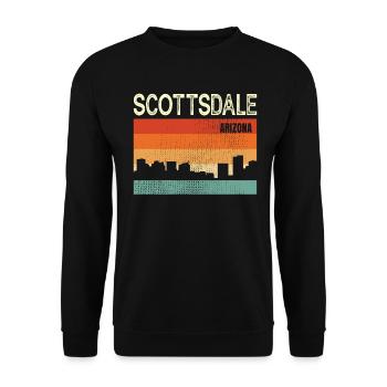 Scottsdale Arizona - Sweat-shirt Unisexe - noir - Devant - Alina (178cm) & Michal (187cm)