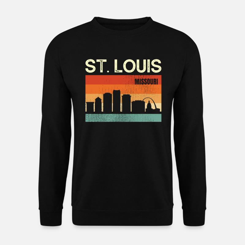 St. Louis Missouri - Unisex Pullover - Schwarz