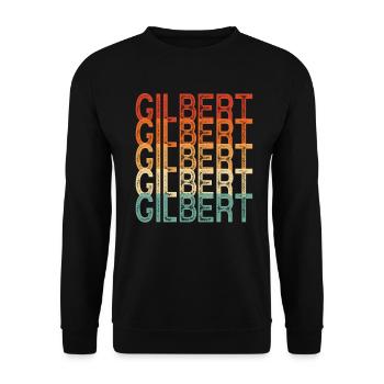 Gilbert Arizona - Unisex Sweatshirt - black - Front - Alina (178cm) & Michal (187cm)