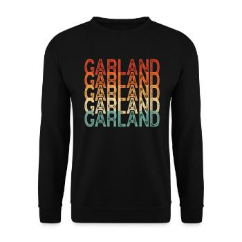 Girlande Texas - Unisex Pullover - Schwarz - Vorne - Alina (178cm) & Michal (187cm)
