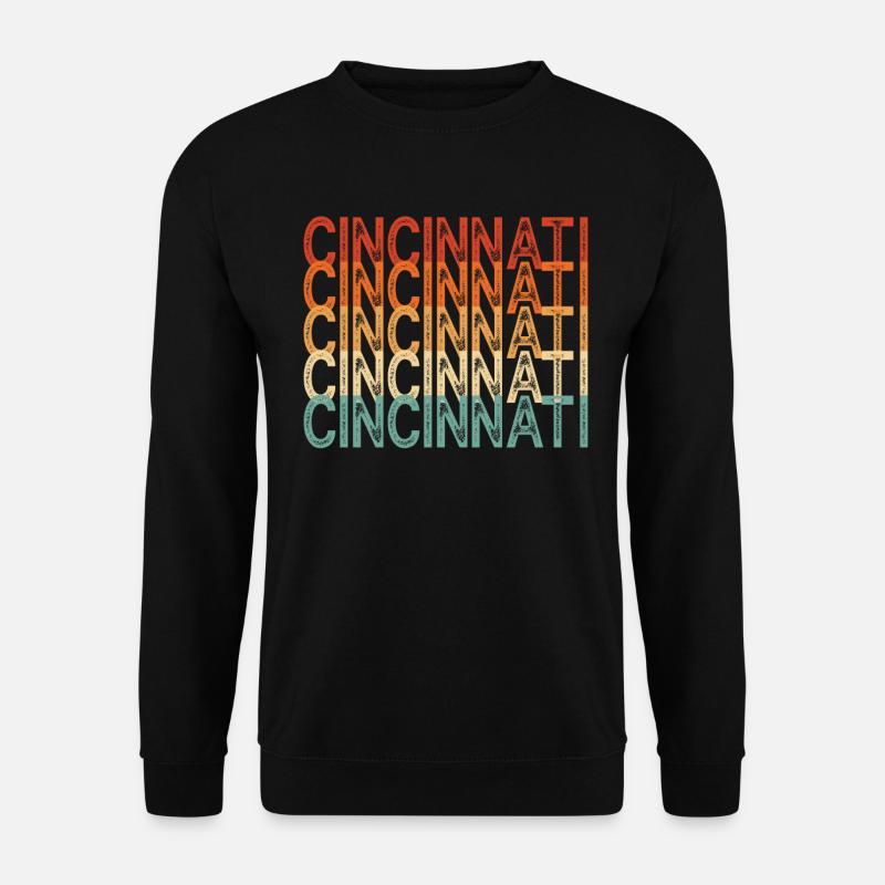 Cincinnati, Ohio - Unisex Pullover - Schwarz
