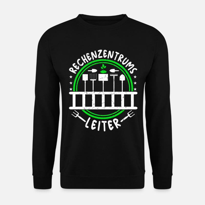 Rechenzentrumsleiter Rechen & Leiter Garten - Unisex Pullover - Schwarz