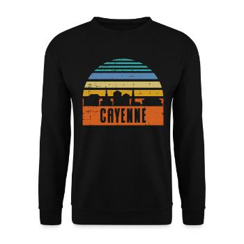 Horizon de Cayenne - Sweat-shirt Unisexe - noir - Devant - Alina (178cm) & Michal (187cm)