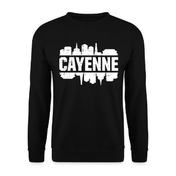Horizon de Cayenne - Sweat-shirt Unisexe - noir - Devant - Alina (178cm) & Michal (187cm)