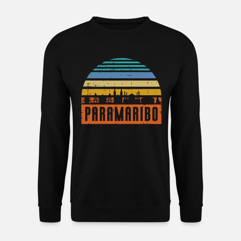 Paramaribo Skyline - Unisex Sweatshirt - black