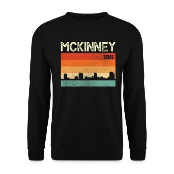 Mckinney - Sweat-shirt Unisexe - noir - Devant - Alina (178cm) & Michal (187cm)