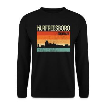Murfreesboro - Unisex Sweatshirt - black - Front - Alina (178cm) & Michal (187cm)