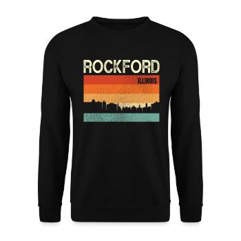 Rockford - Sweat-shirt Unisexe - noir - Devant - Alina (178cm) & Michal (187cm)