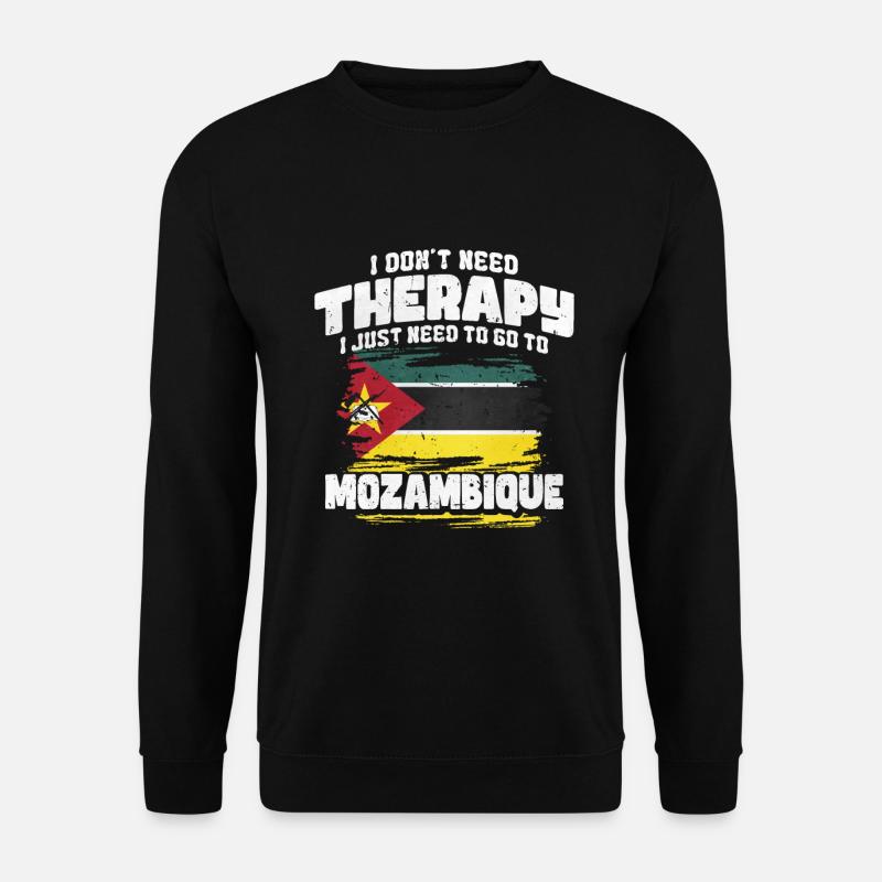 Mosambik - Unisex Pullover - Schwarz