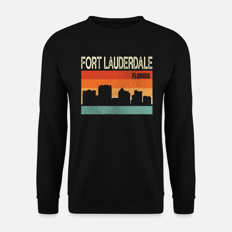 Fort Lauderdale - Unisex Pullover - Schwarz