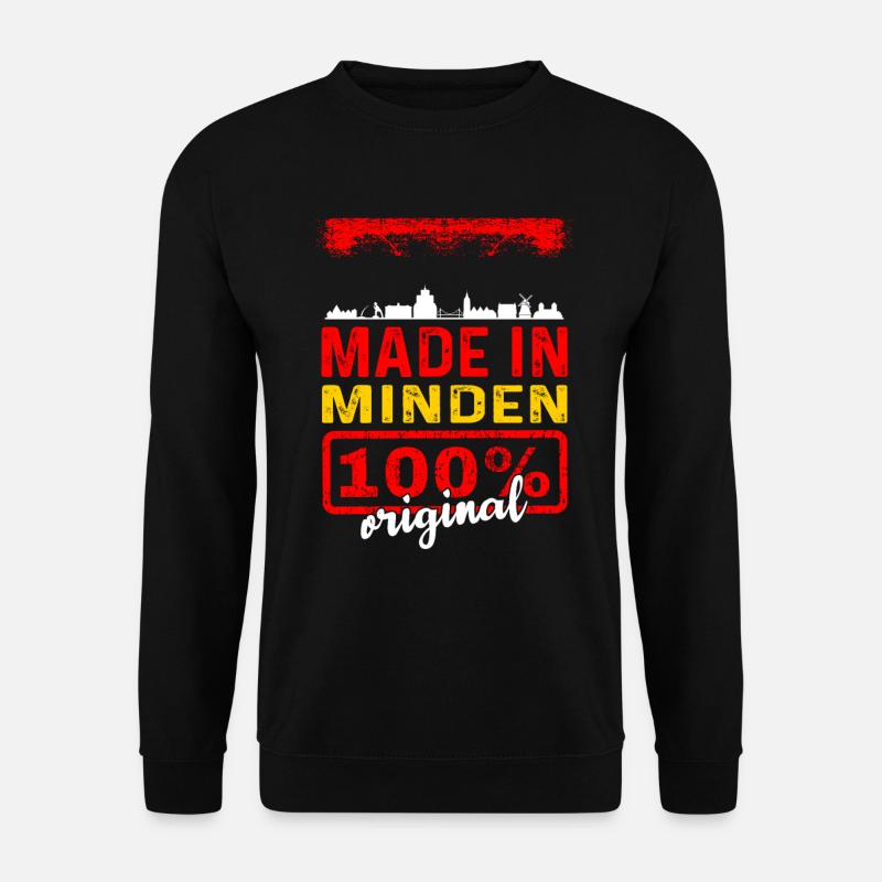 Minden Mindener Geschenk - Unisex Pullover - Schwarz