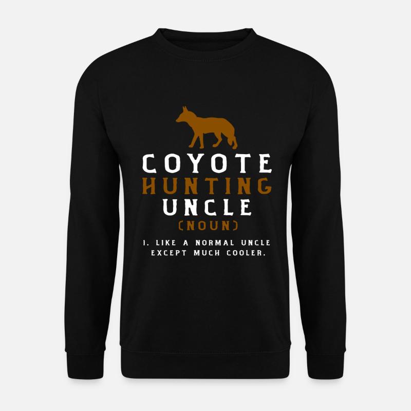 Coyote Hunting Coyote Gift - Unisex Sweatshirt - black