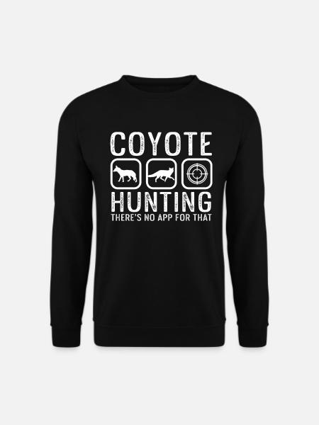 Coyote Hunting Coyote Gift - Unisex Sweatshirt - black