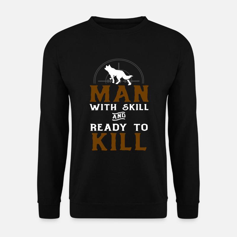 Coyote Hunting Coyote Gift - Unisex Sweatshirt - black