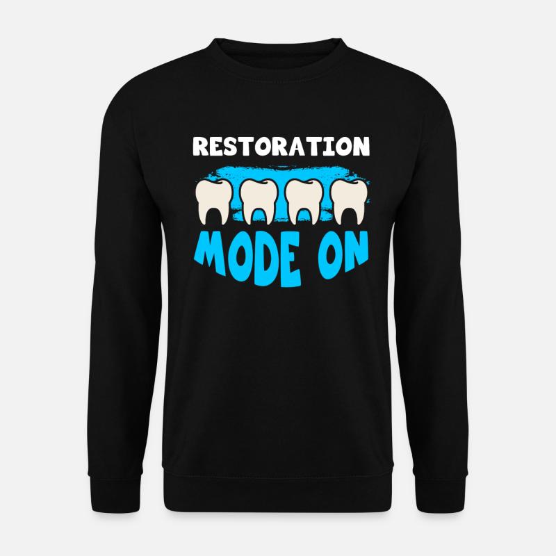Zahn Zahnarzt Geschenk - Unisex Pullover - Schwarz