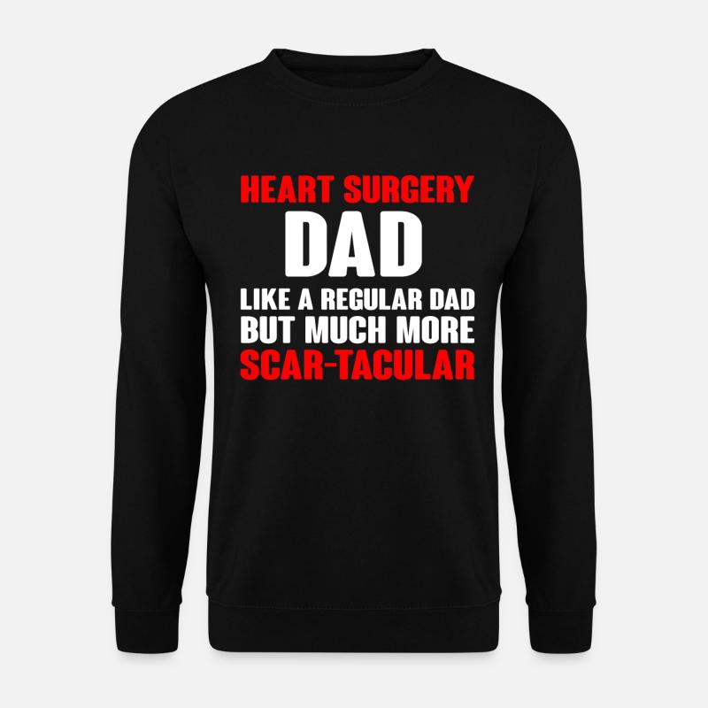 Operation Am Offen Herzen Geschenk - Unisex Pullover - Schwarz