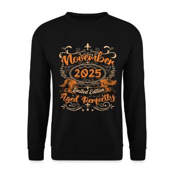 November 2025 Limited Edition - Sweat-shirt Unisexe - noir - Devant - Alina (178cm) & Michal (187cm)
