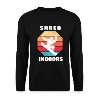 Ski Sking Snowboard Sports d’hiver Skieurs - Sweat-shirt Unisexe - noir - Devant - Alina (178cm) & Michal (187cm)