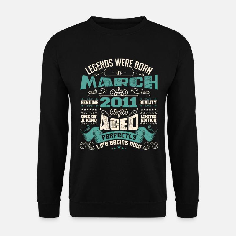 March 2011 | birthday gift - Sweat-shirt Unisexe - noir