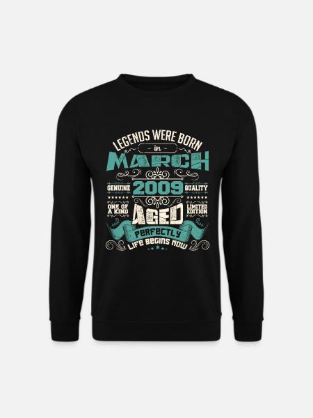 March 2009 | birthday gift - Unisex Sweatshirt - black