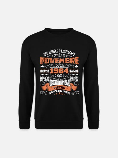 Novembre 1964 - Sweat-shirt Unisexe - noir