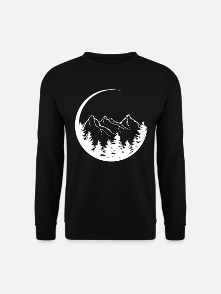 Kreisel - Berg - (4) - Unisex Pullover - Schwarz