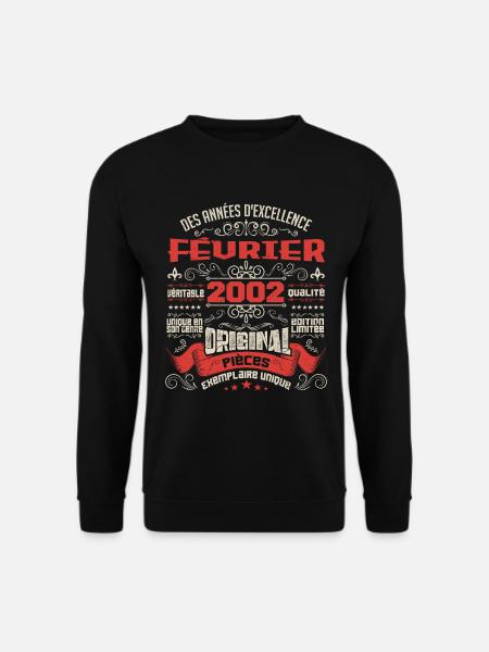 Février 2002 | Des Années D'excellence - Sweat-shirt Unisexe - noir