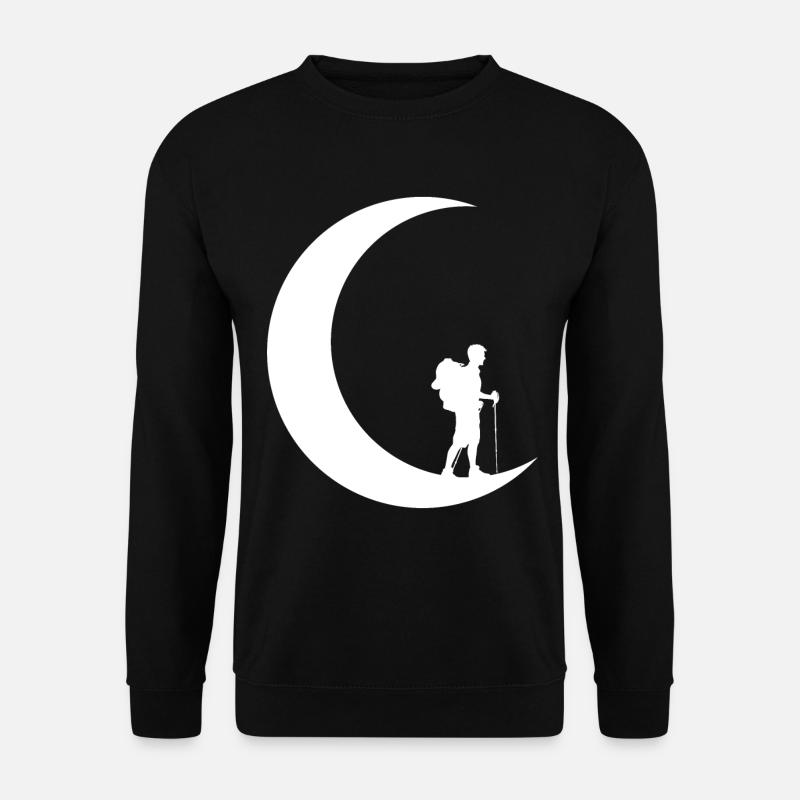Crescent Moon - Randonnée - - Sweat-shirt Unisexe - noir