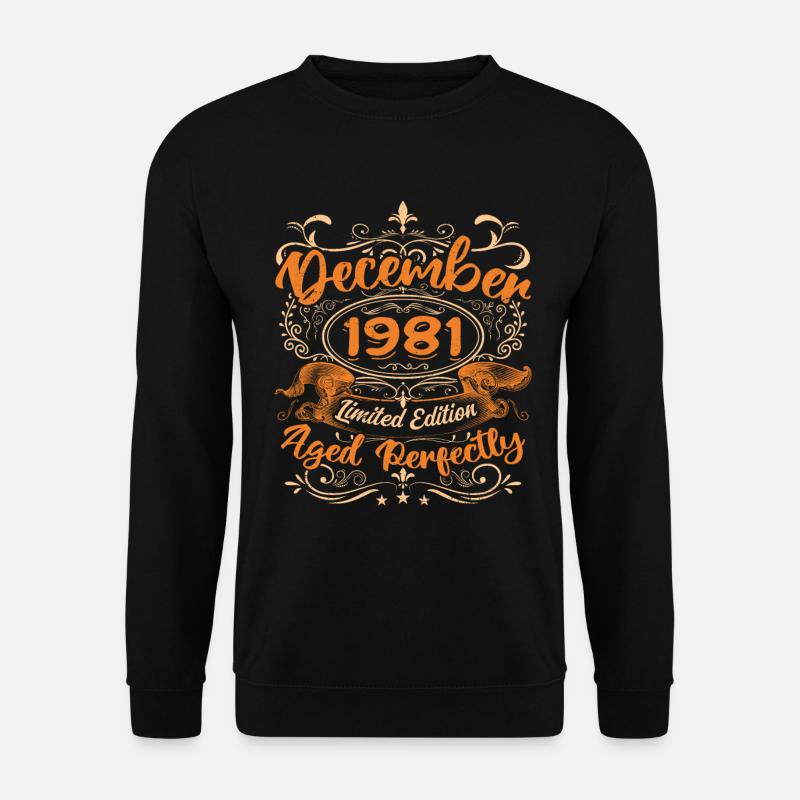 December 1981 | Limited Edition - Unisex Sweatshirt - black
