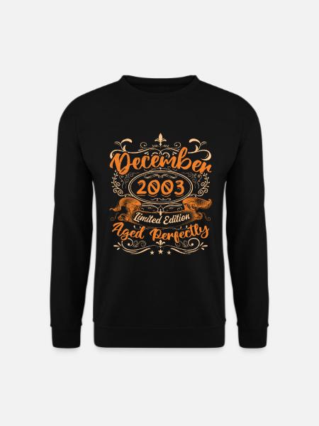 December 2003 | Limited Edition - Unisex Sweatshirt - black