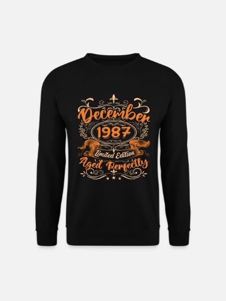 December 1987 | Limited Edition - Unisex Sweatshirt - black