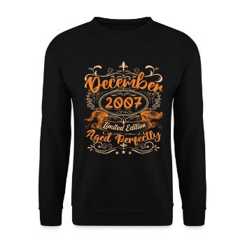 December 2007 | Limited Edition - Unisex Sweatshirt - black - Front - Alina (178cm) & Michal (187cm)