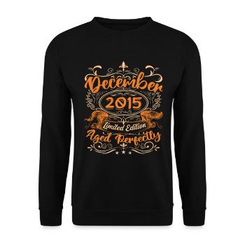 December 2015 | Limited Edition - Unisex Sweatshirt - black - Front - Alina (178cm) & Michal (187cm)