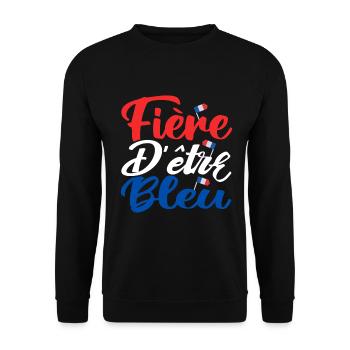 6 - Sweat-shirt Unisexe - noir - Devant - Alina (178cm) & Michal (187cm)