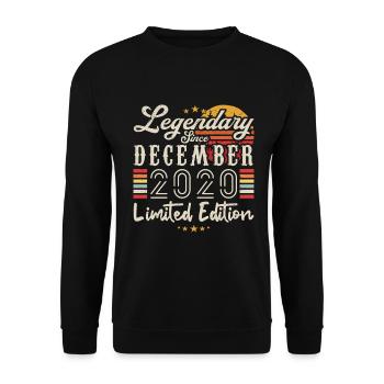 Legendary since December 2020 Limited Edition - Sweat-shirt Unisexe - noir - Devant - Alina (178cm) & Michal (187cm)