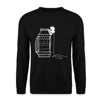 Climbing - (11) - Unisex Sweatshirt - black - Front - Alina (178cm) & Michal (187cm)