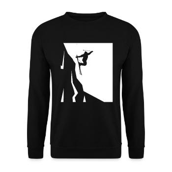 Skifahren - (29) - Unisex Pullover - Schwarz - Vorne - Alina (178cm) & Michal (187cm)